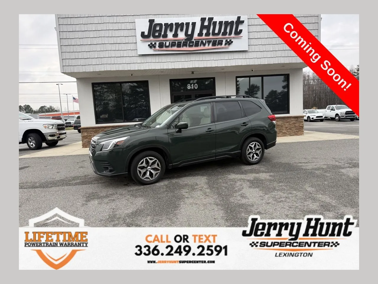 Green 2024 Subaru Forester Premium for sale in Lexington, NC