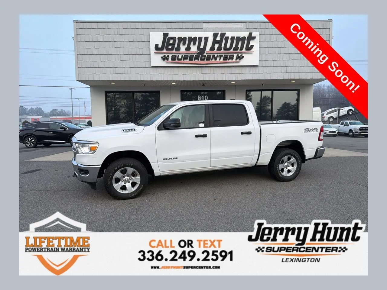 White 2023 Ram 1500 Big Horn/Lone Star for sale in Lexington, NC