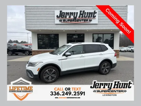 White 2024 Volkswagen Tiguan 2.0T Wolfsburg Edition for sale in Lexington, NC