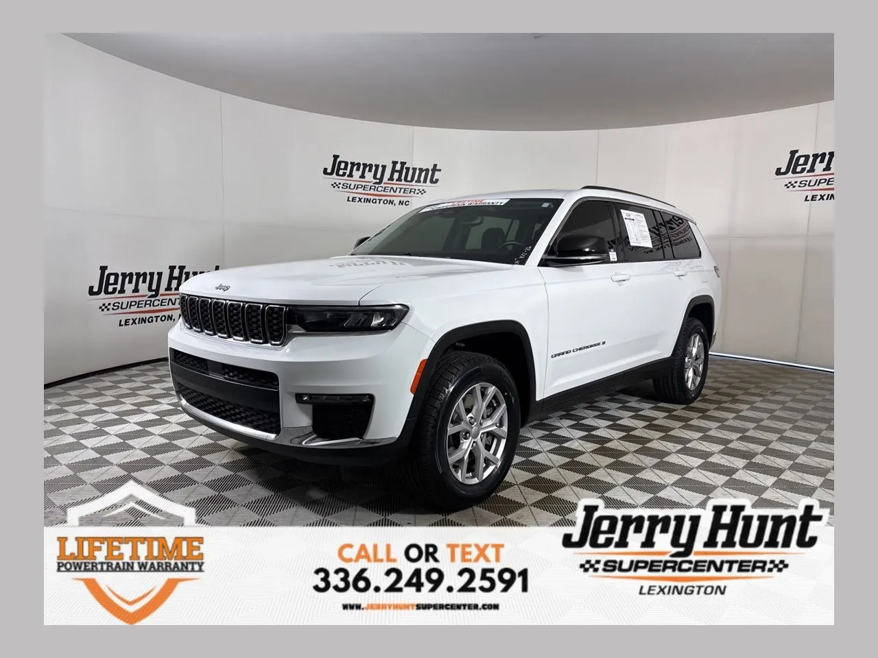 White 2022 Jeep Grand Cherokee L Limited for sale in Lexington, NC