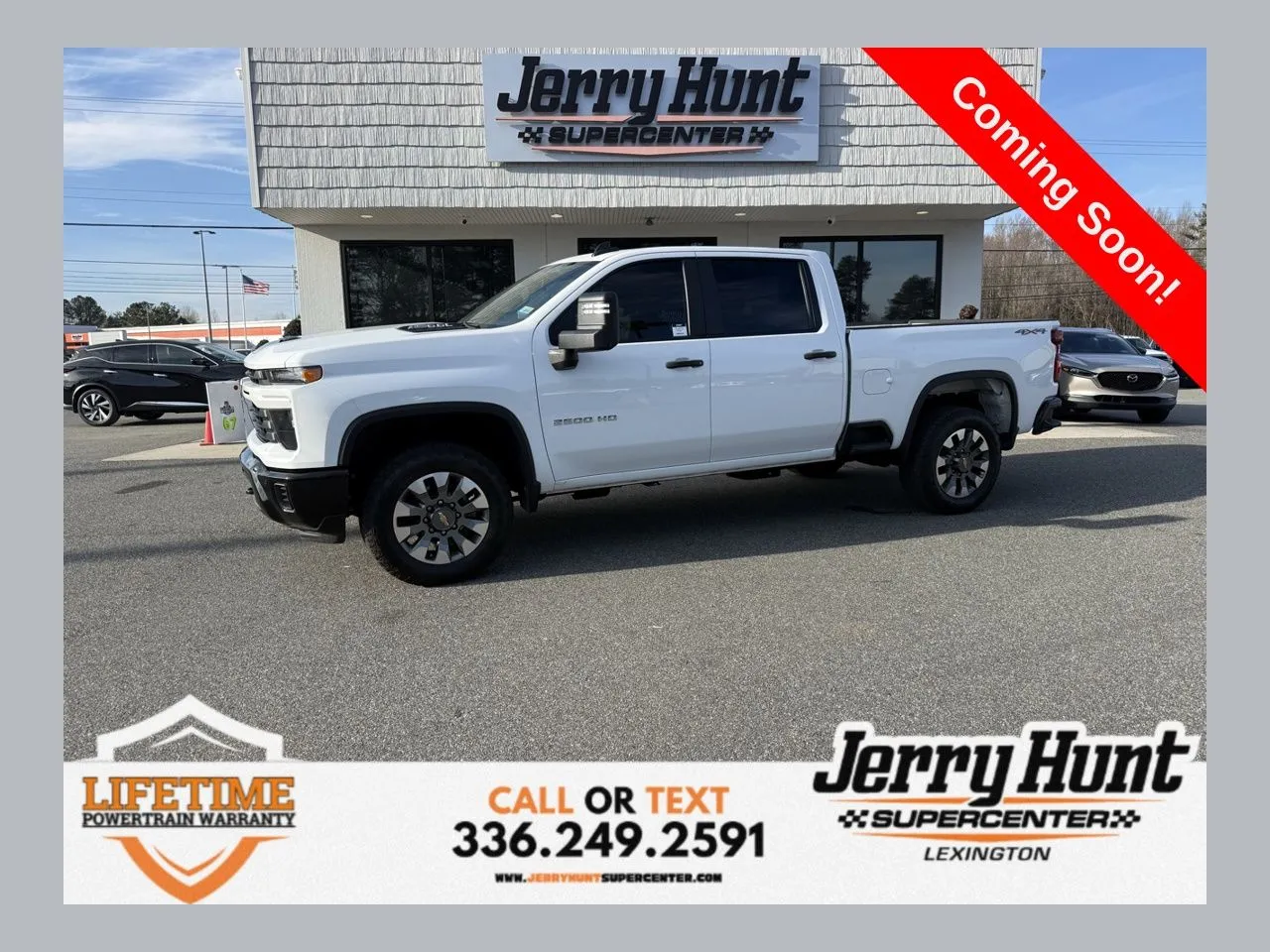 White 2025 Chevrolet Silverado 2500HD Custom for sale in Lexington, NC