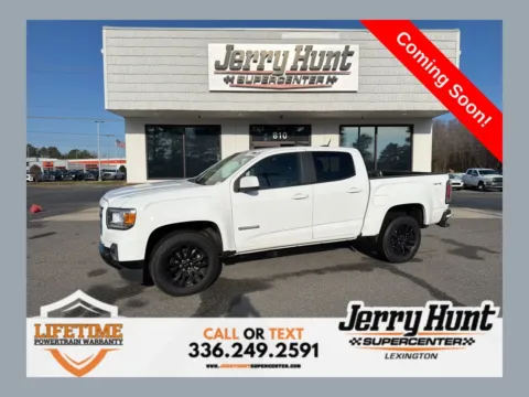 White 2022 GMC Canyon Elevation for sale in Lexington, NC