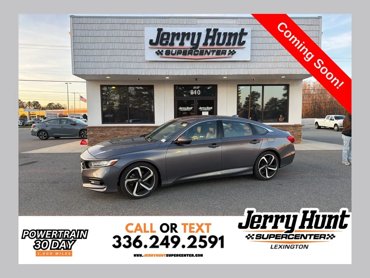 Gray 2019 Honda Accord Sport 2.0T for sale in Lexington, NC