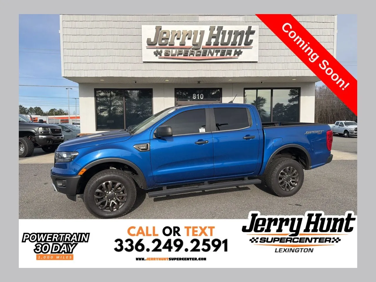 Blue 2019 Ford Ranger XLT for sale in Lexington, NC