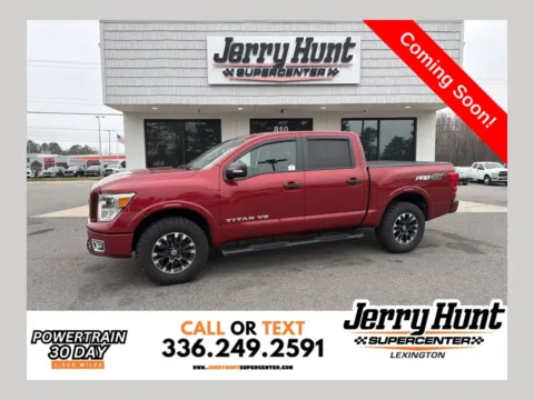 Red 2019 Nissan Titan PRO-4X for sale in Lexington, NC