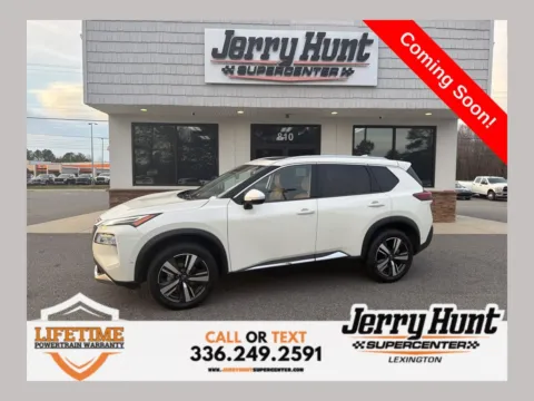 White 2023 Nissan Rogue Platinum for sale in Lexington, NC