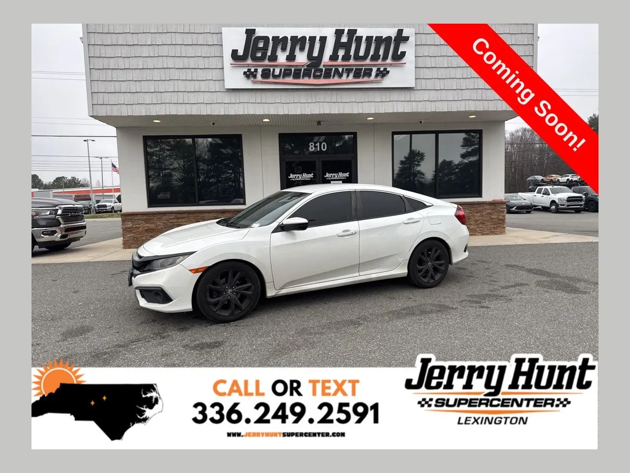 White 2019 Honda Civic Sport for sale in Lexington, NC