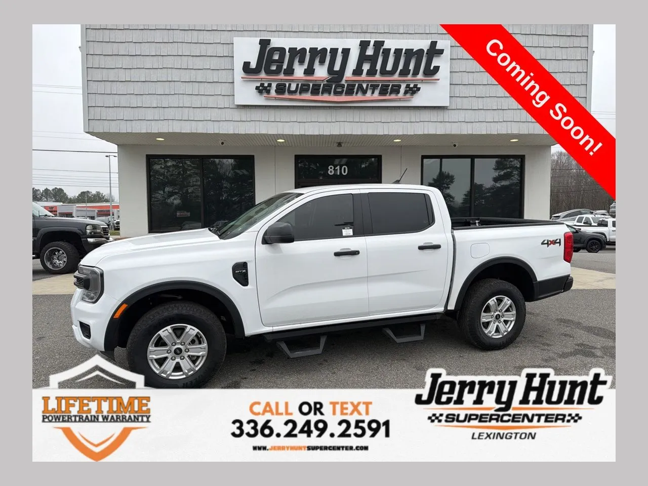 White 2024 Ford Ranger XL for sale in Lexington, NC