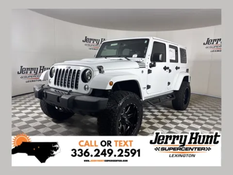 White 2018 Jeep Wrangler JK Unlimited Altitude for sale in Lexington, NC