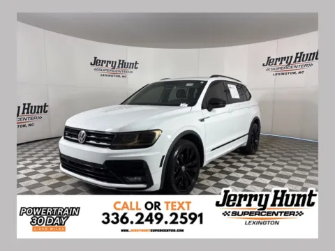 White 2021 Volkswagen Tiguan 2.0T SE R-Line Black for sale in Lexington, NC