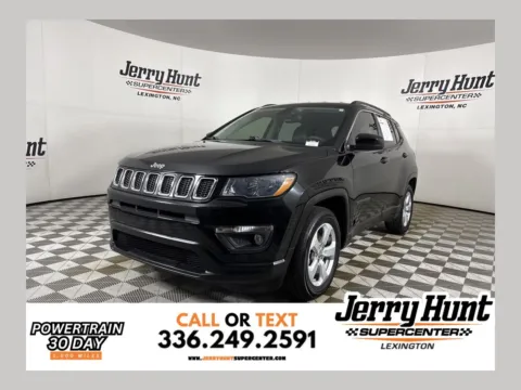Black 2021 Jeep Compass Latitude for sale in Lexington, NC