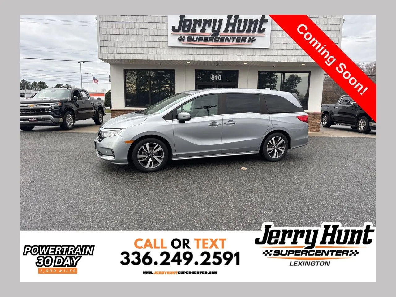 Silver 2021 Honda Odyssey Touring for sale in Lexington, NC