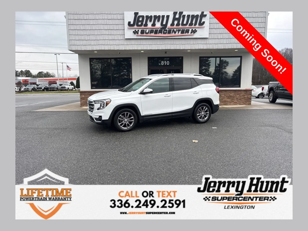White 2024 GMC Terrain SLT for sale in Lexington, NC