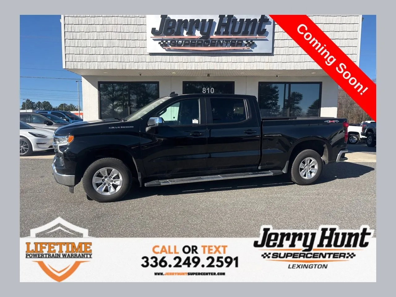 Black 2024 Chevrolet Silverado 1500 LT for sale in Lexington, NC