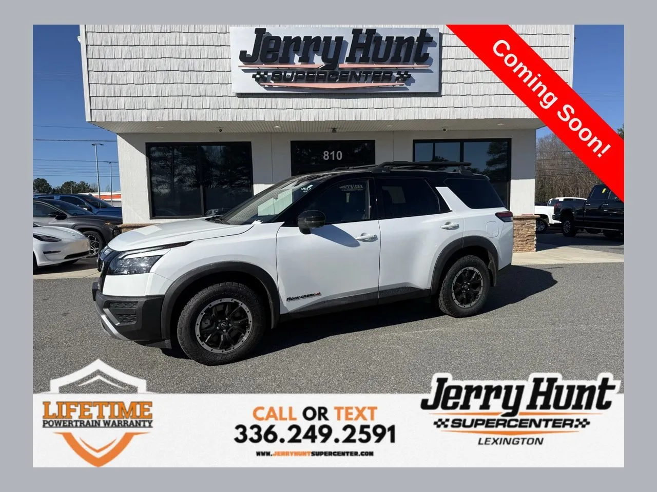 White 2025 Nissan Pathfinder Rock Creek for sale in Lexington, NC