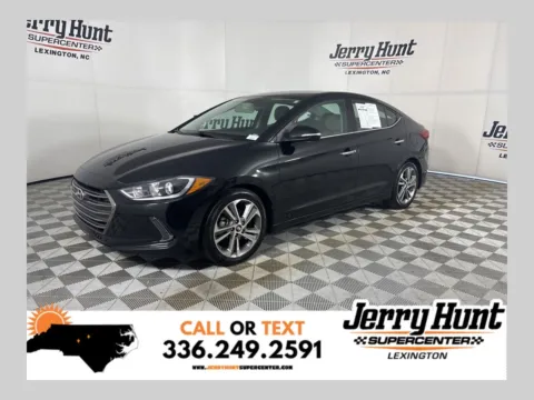 Black 2017 Hyundai Elantra Limited for sale in Lexington, NC