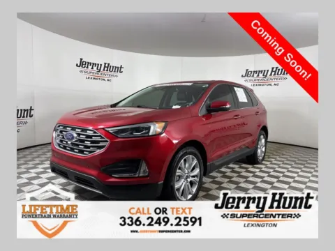 Red 2022 Ford Edge Titanium for sale in Lexington, NC