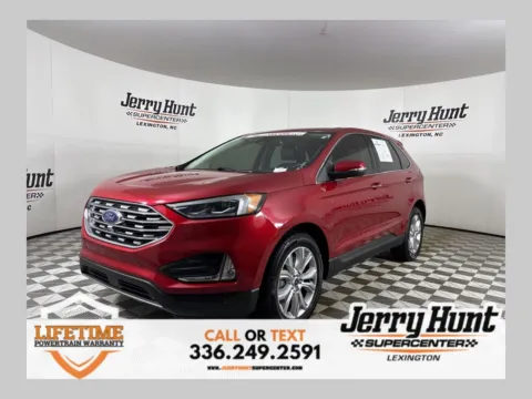 Red 2022 Ford Edge Titanium for sale in Lexington, NC