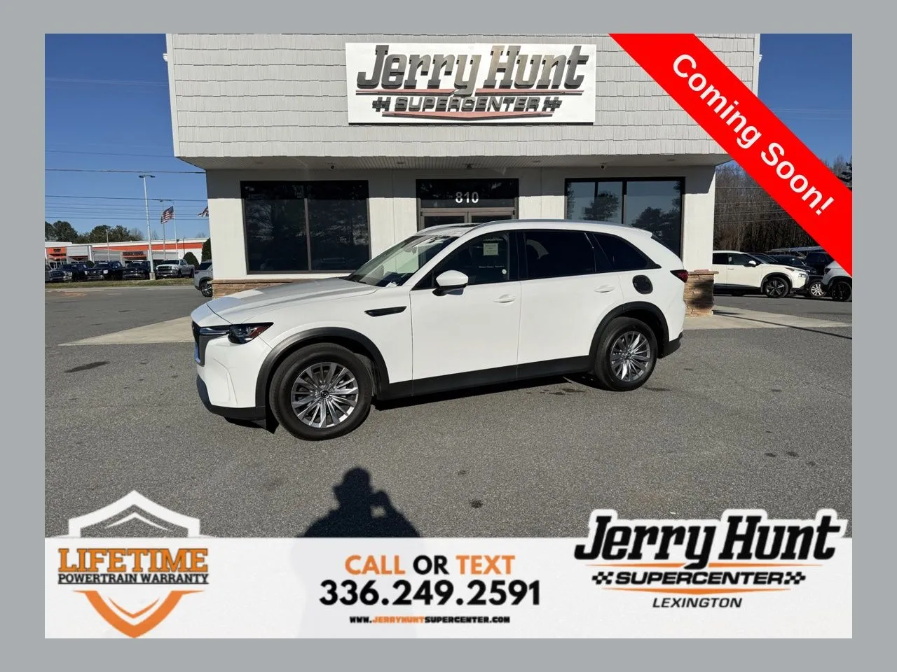 White 2024 Mazda CX-90 3.3 Turbo Preferred Plus for sale in Lexington, NC