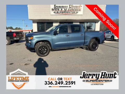 Blue 2024 Chevrolet Silverado 1500 Custom Trail Boss for sale in Lexington, NC