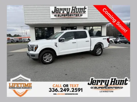 White 2025 Ford F-150 Lariat for sale in Lexington, NC
