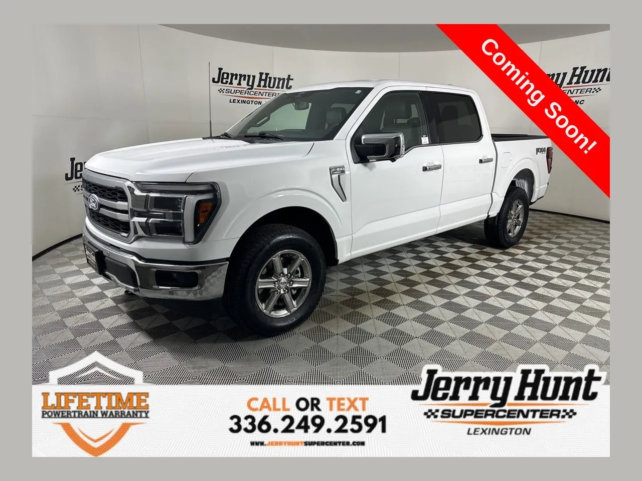 White 2025 Ford F-150 Lariat for sale in Lexington, NC