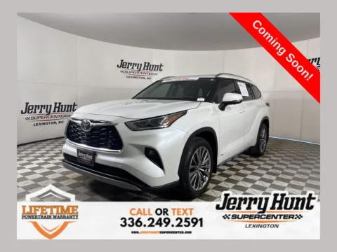 Black 2025 Toyota Highlander Hybrid XLE for sale in Lexington, NC