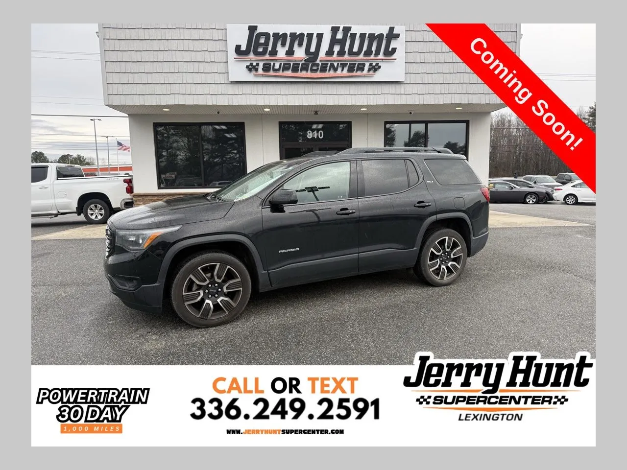 Black 2019 GMC Acadia SLT-1 for sale in Lexington, NC