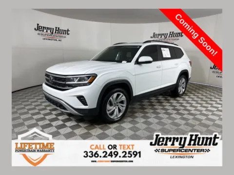White 2023 Volkswagen Atlas 3.6L V6 SE w/Technology for sale in Lexington, NC
