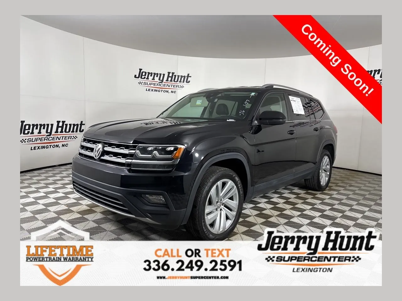 Black 2019 Volkswagen Atlas 3.6L V6 SE for sale in Lexington, NC