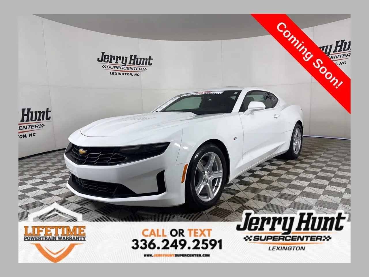 White 2023 Chevrolet Camaro 1LT for sale in Lexington, NC