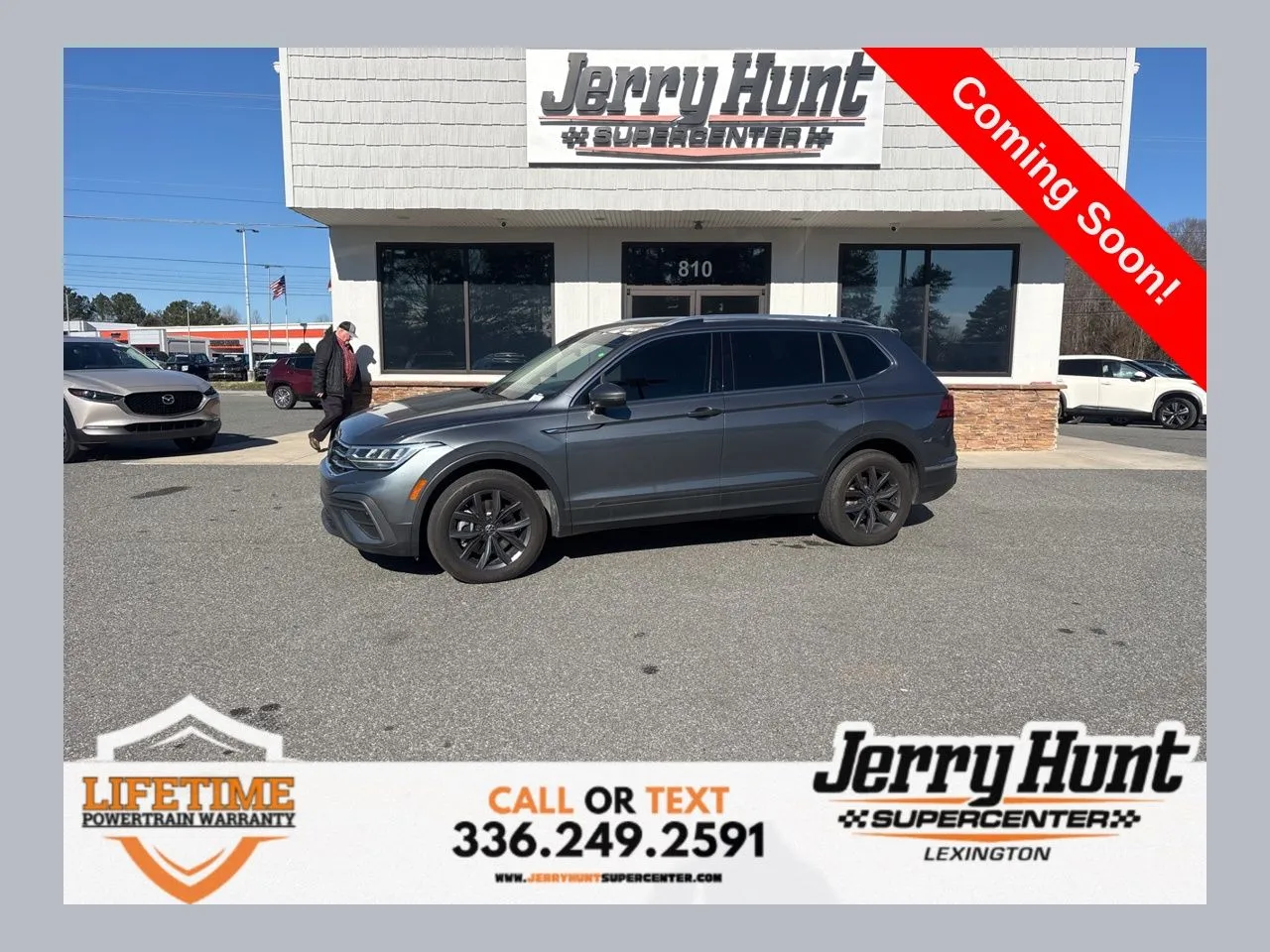 Gray 2023 Volkswagen Tiguan 2.0T SE for sale in Lexington, NC