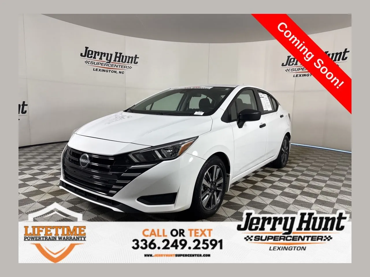 White 2024 Nissan Versa 1.6 S for sale in Lexington, NC