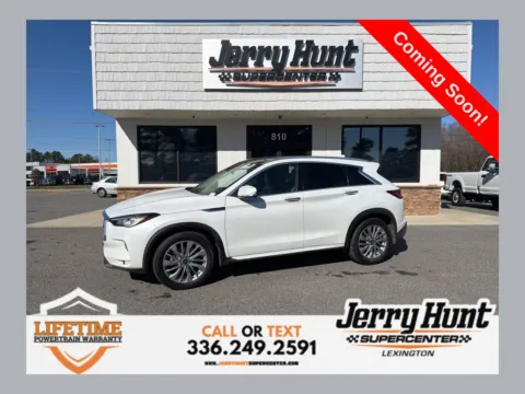 White 2023 INFINITI QX50 LUXE for sale in Lexington, NC