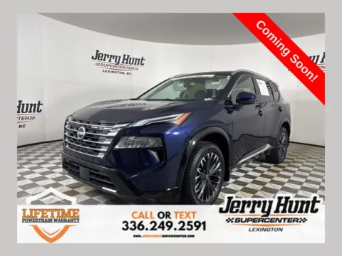Blue 2024 Nissan Rogue Platinum for sale in Lexington, NC