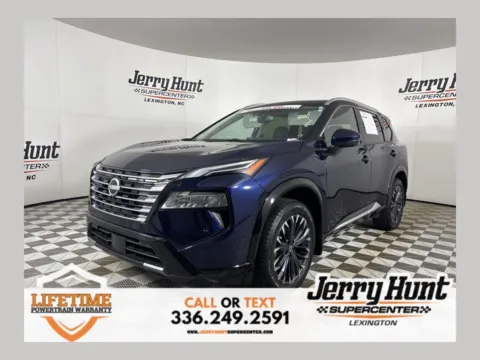 Blue 2024 Nissan Rogue Platinum for sale in Lexington, NC