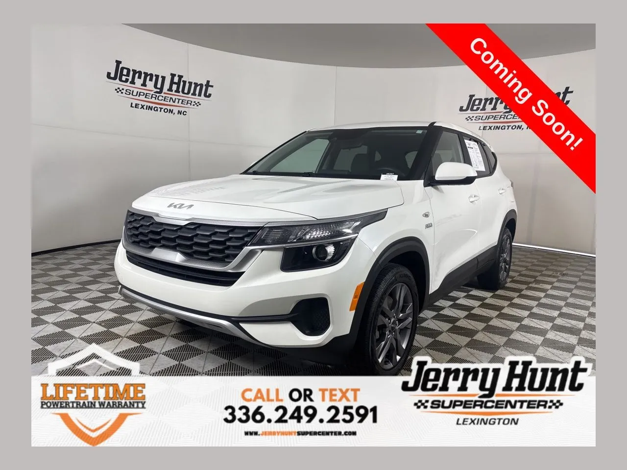 White 2023 Kia Seltos LX for sale in Lexington, NC