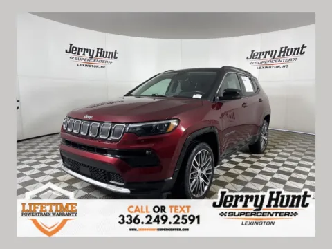 Red 2022 Jeep Compass Limited for sale in Lexington, NC