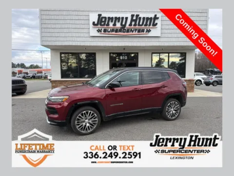Red 2022 Jeep Compass Limited for sale in Lexington, NC