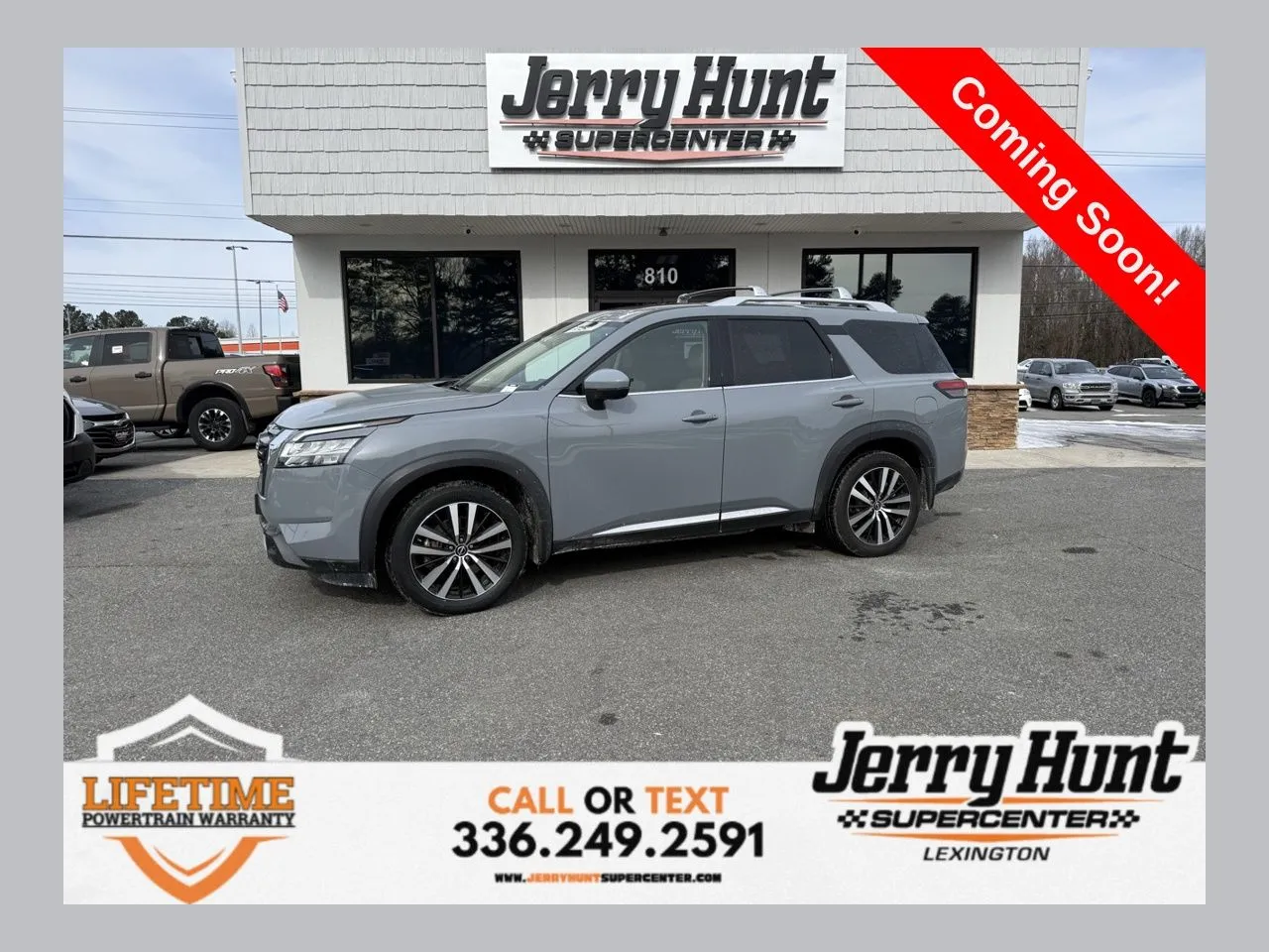 Gray 2023 Nissan Pathfinder Platinum for sale in Lexington, NC