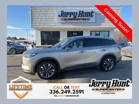 Silver 2023 INFINITI QX60 LUXE for sale in Lexington, NC