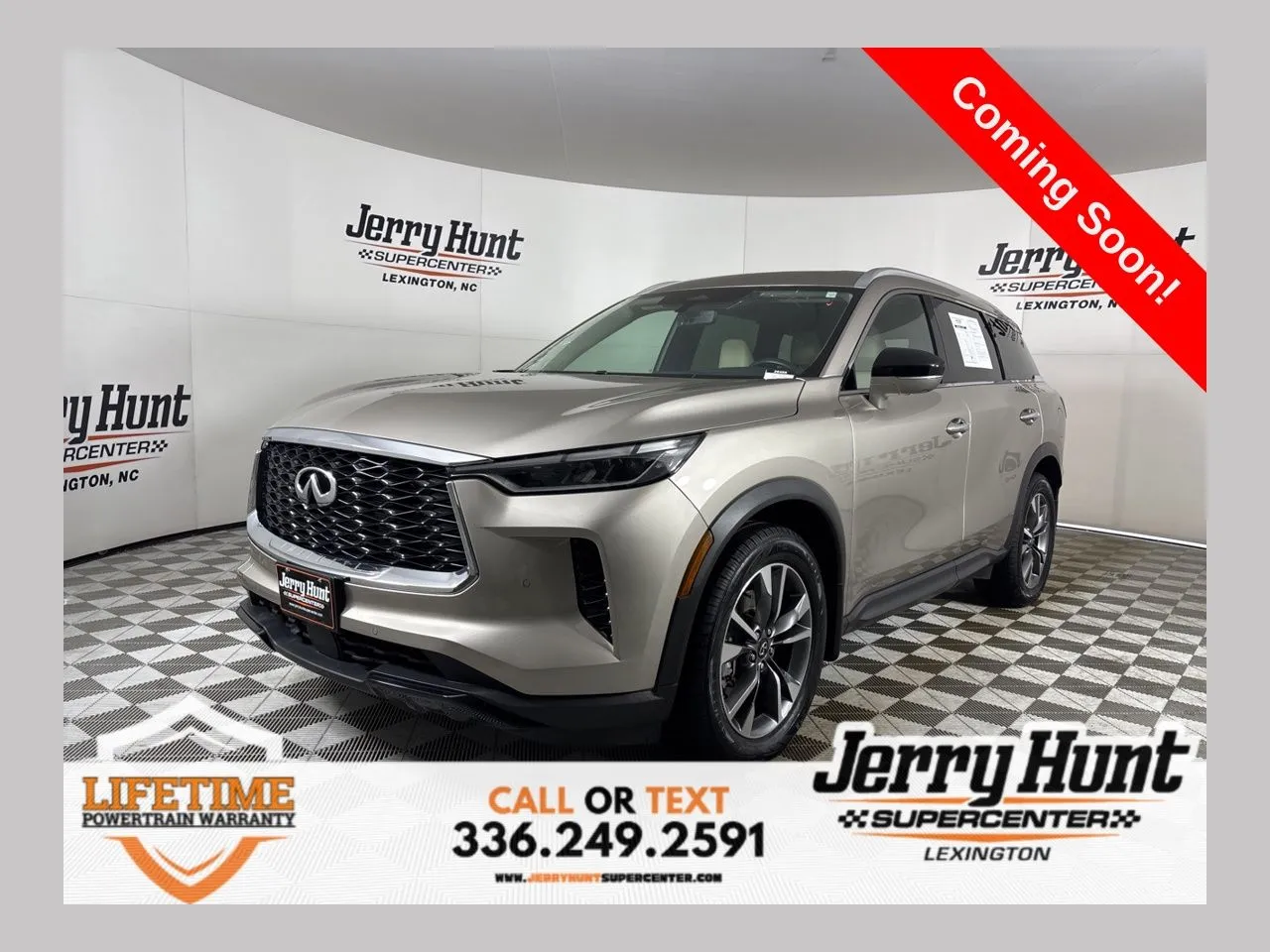 Silver 2023 INFINITI QX60 LUXE for sale in Lexington, NC