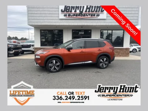 Orange 2023 Nissan Rogue Platinum for sale in Lexington, NC