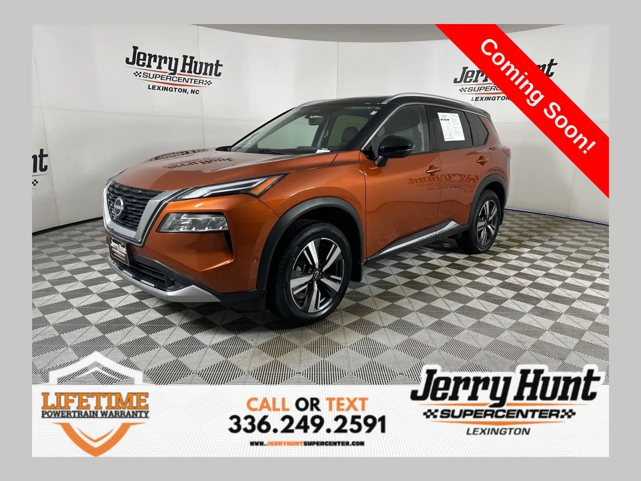 Orange 2023 Nissan Rogue Platinum for sale in Lexington, NC