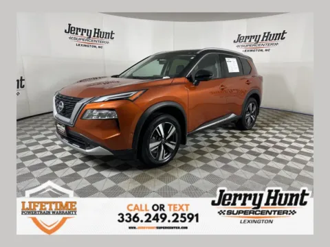 Orange 2023 Nissan Rogue Platinum for sale in Lexington, NC