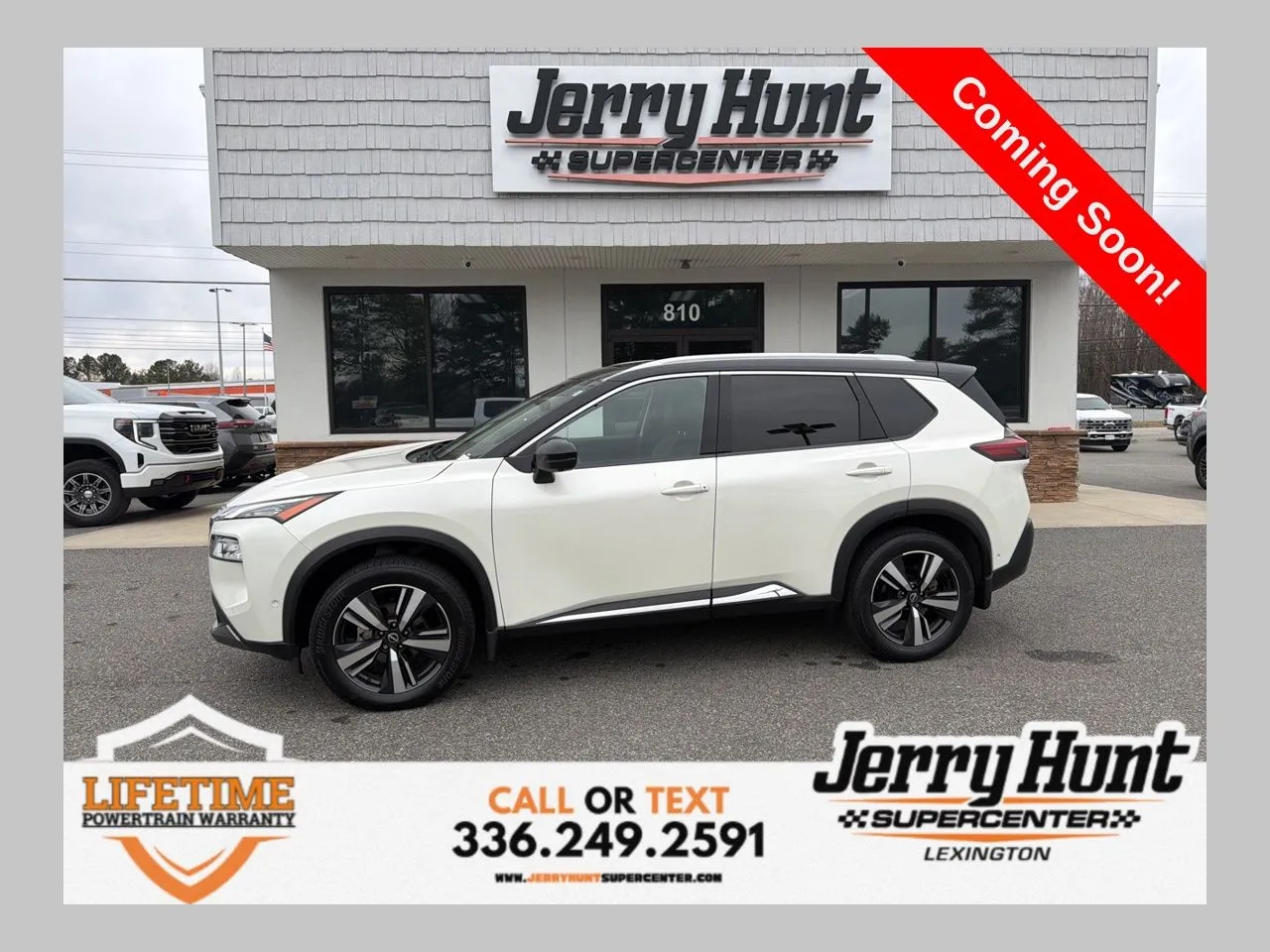 White 2023 Nissan Rogue SL for sale in Lexington, NC