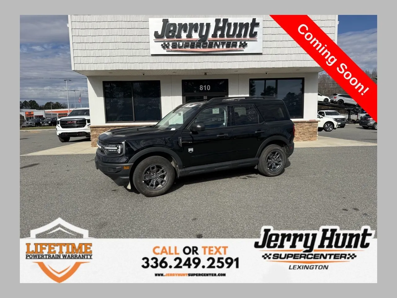 Black 2024 Ford Bronco Sport Big Bend for sale in Lexington, NC