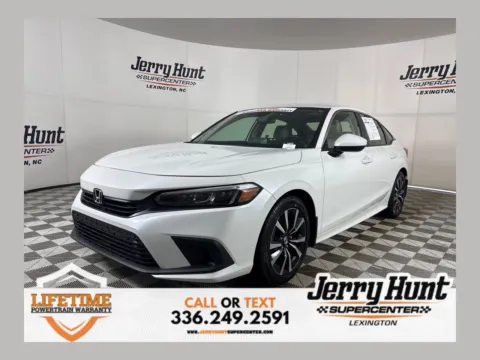 White 2022 Honda Civic EX for sale in Lexington, NC