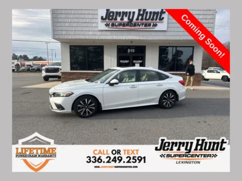 White 2022 Honda Civic EX for sale in Lexington, NC