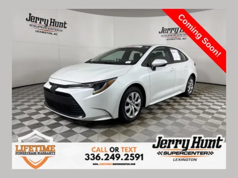 White 2024 Toyota Corolla LE for sale in Lexington, NC